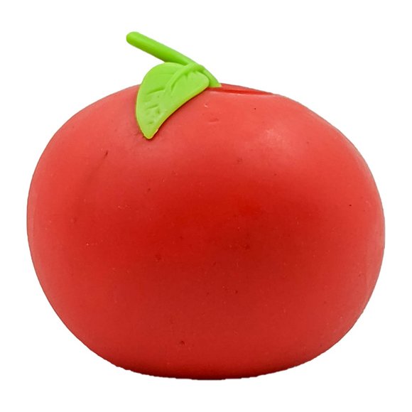 Apple Stress Ball Silicone Squeeze Toy - Picture 3 of 4